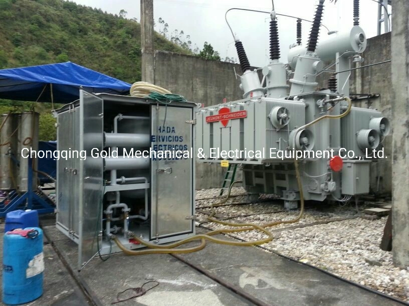 Mobile Double Stage High Voltage Transformer Oil Purifier up to 75kv Breakdown Voltage (ZJA Series)